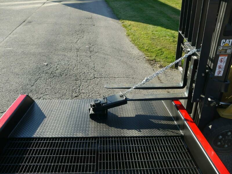 Yard ramp manueverability